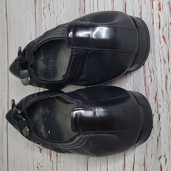 STUART WEITZMAN Elegant Black Leather Women's Flats Size 8 - Picture 5 of 8